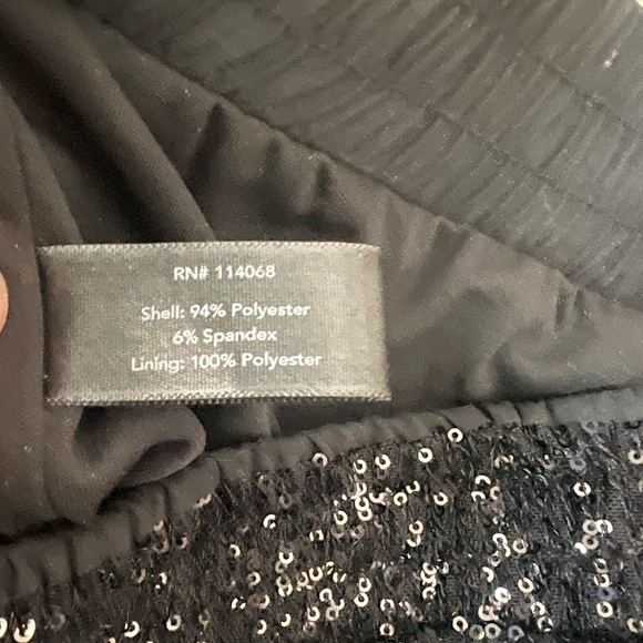 Boston Proper Black Sequin Pants - Picture 9 of 10